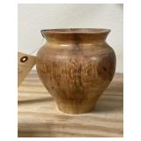 Bill Case Handmade Wooden Maple Vase
