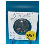 1958 90% Silver Proof Washington Proof