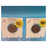 1940 D&S Jefferson Nickels V Good & Fine