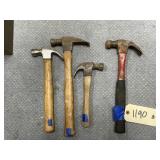 4 - Assorted Hammers