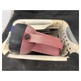 Plastic Bin w/Flashlight - Drill Bits - Dremel Tip
