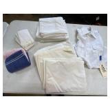 Pile of Button Front Shirts - Towels - Sheets