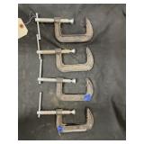 4 -3" C Clamps