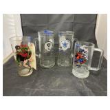 4 - Assorted Glass Tumblers