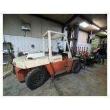 Nissan 15500 Diesel Forklift - Hydraulic Forks
