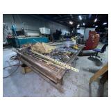 Large Metal Welding Table  8ftL x 20ft W x 26"H