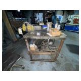 Metal Shop Table w/5" Vise - Elec Plug In