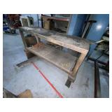 Metal Work Bench 55"L x 20"W x 36"H