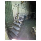 Roll Around Shop Step Ladder 24"W x 67"H