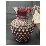 Carnival Glass Fenton Syrup Pitcher