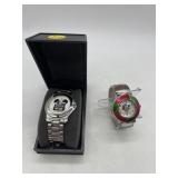 Bangle Watch & Mickey Mouse Watch