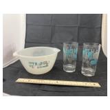 Mixing Bowl & 2 Tumblers