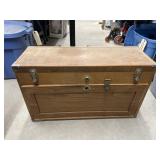 Vintage Wood Tool Case w/Vintage Hand Tools