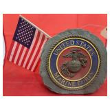 US Marines Decorative Rock