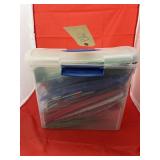 Pipe Cleaners in Plastic Bin