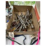 Box of Assorted Hand Tools - Wrenches