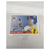 Baseball Card - Mickey Mantle