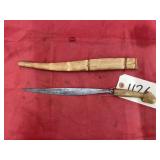 Handmade Knife in Sheath