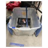 Plastic Tote w/Heat Gun & BBQ Cleaning Kit