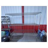 Metal Shelving Unit 72"L x 24"W x 75"H