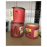 3 Pcs - 1/2" PVC Pipe Fittings - U Bolts