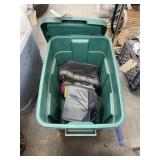 Assorted Soft Lunch Pails in Plastic Bin w/Lid