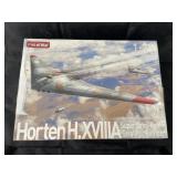 Horten HXVIIA Plastic Airplane Model in box