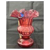Cranberry Fenton Vase
