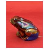 Carnival Fenton Hand Painted Frog Figurine