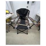 Camo Folding Camping Chair in Bag