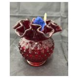 Fenton Ruffled Edge Vase