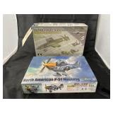 2 Pcs - Tiger Airplane Mustang Model