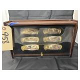 6 Pocket Knives in Display Box