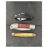 3 - Assorted Pocket Knives