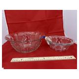 2 Pcs - Glass Serving Bowls
