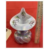 Fenton hand painted Vase