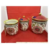 3 - Canisters w/2 Lids