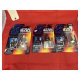 3 Pcs - Star Wars Action Figures in Pkg