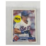 Baseball Card - Jose Canseco