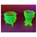 2 - Fenton Footed Cups