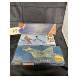 3 Pcs - Plastic Airplane Models - Marcraft
