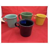 4 Pcs - Fiesta Coffee Cups