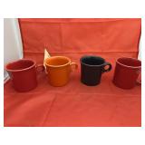 4 Pcs - Fiesta Coffee Cups