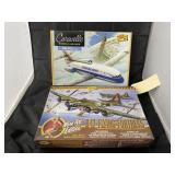 2 Pcs - The Lindberg Line B17 Flying Fortress