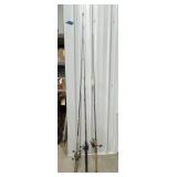 3 Pcs - Thumb Casters & Open Face Rod & Reel