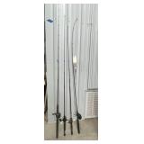 4 Pcs - Bait Caster Rod & Reels & Thumb Caster