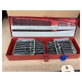 Drill Bit Set in Metal Case