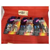 3 Pcs - Star Wars Action Figures in Pkg
