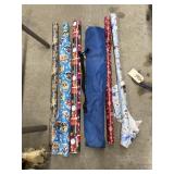 Rolls Christmas Wrapping Paper & Bag Chair
