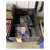 Crate of Assorted Star Trek Magazines